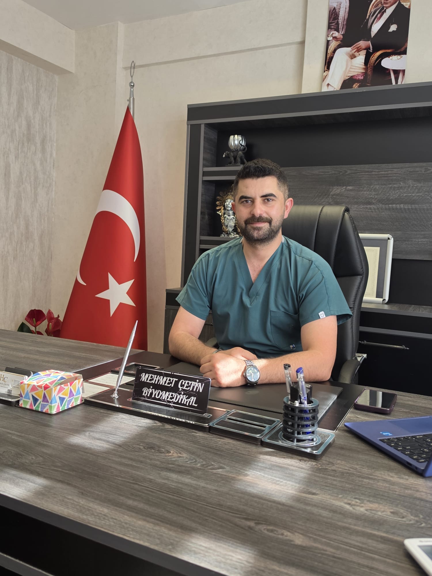 Mehmet Çetin kliniğinde